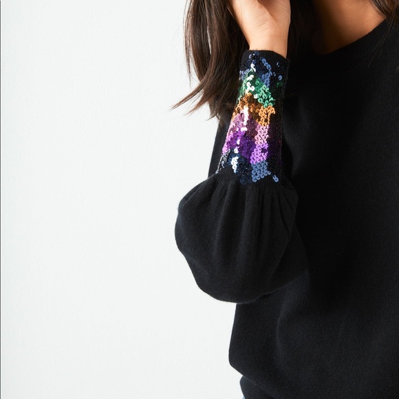 Wyse London Fran Sequin Sweater 